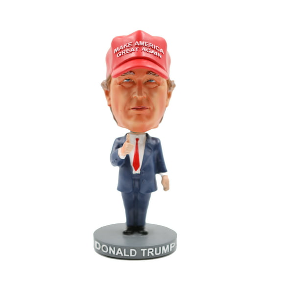 Trump "Lock Him Up" Bobble head Doll 8" Tall New BOBBLEHEAD MAGA! 